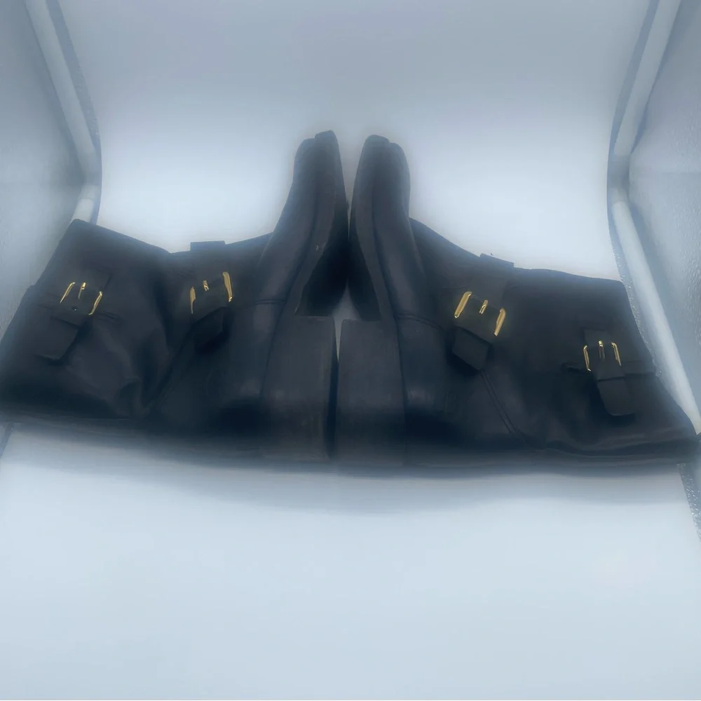 Tory Burch Bennie Buckle Pull On Ankle Boot